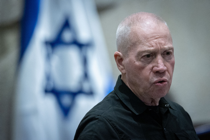 DEFENSE MINISTER YOAV GALLANT