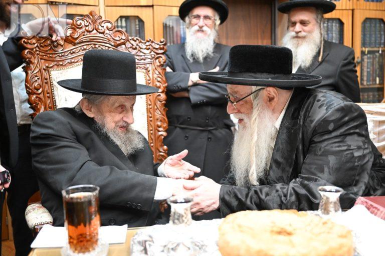 הגר''ד לנדו בביקור אצל האדמו''ר מצאנז (6)