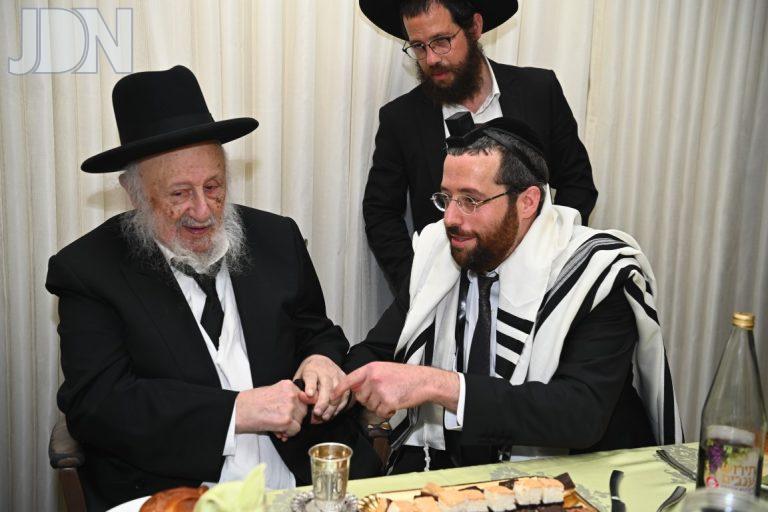 ברית לבן הרב שטראוס משב''ק הגרב''ד פוברסקי (16)