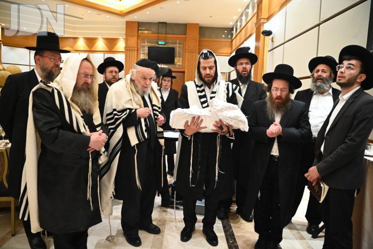 ברית נין הרב אריה לוין זצ''ל (5)