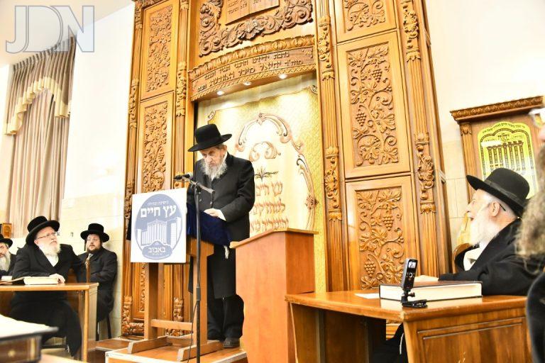 הגר''ד לנדו בישיבת באבוב (29)