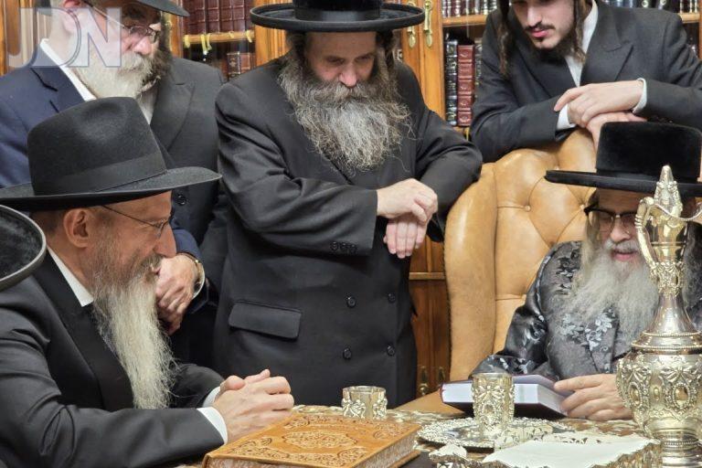 הרב בערל לאזאר סאטמאר ביקור (13)