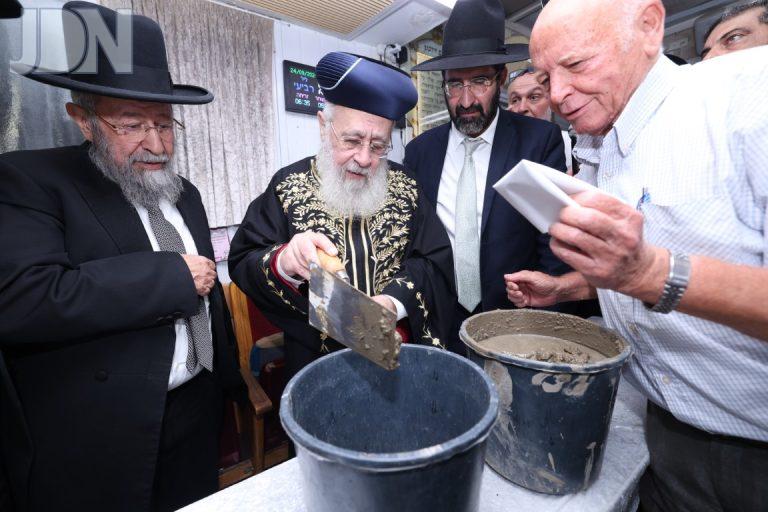 בית כנסת אהל אבות הנחת אבן פינה (24)