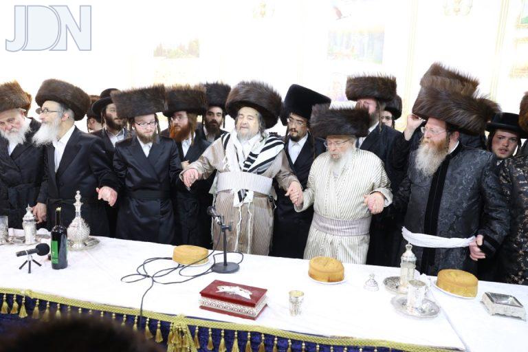 טרעבישאן פינסק קרלין ברית לנכד בהשתתפות הגרי''מ שכטר (6)