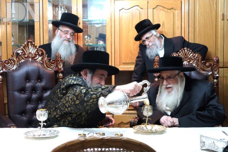 צאנז ויז'ניץ ביקור נתניה (4)