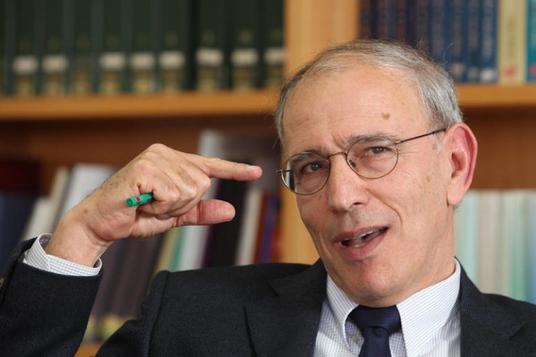 state prosecutor Moshe Lador in his office