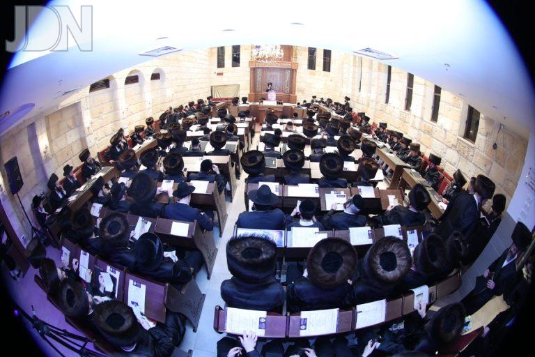 חלק מהקהל במעמד הלימוד (2)