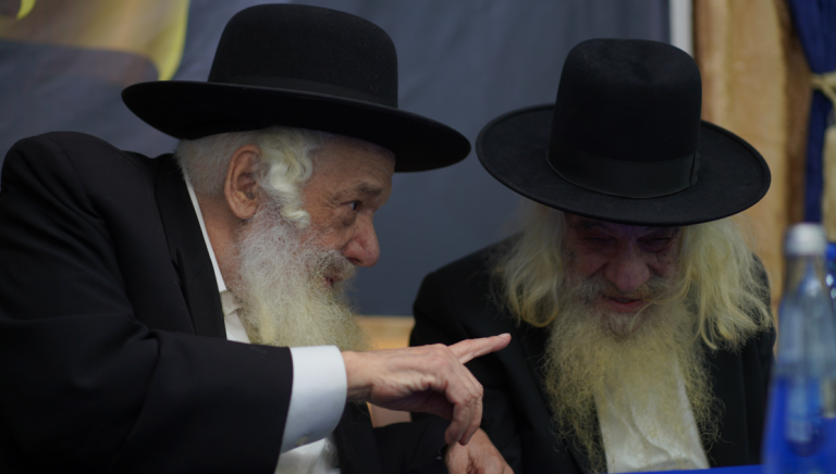 רבינו מרן שליט''א עם להבחל''ח אחיו מרן רה''י רבי אשר זצוק''ל (5)