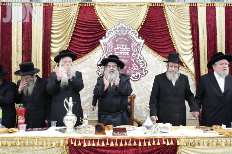 סיום מסכת פחים בישיבת מהרי''ט בראשות הגרח''צ מייזליש צילום א אייזנבאך (8)