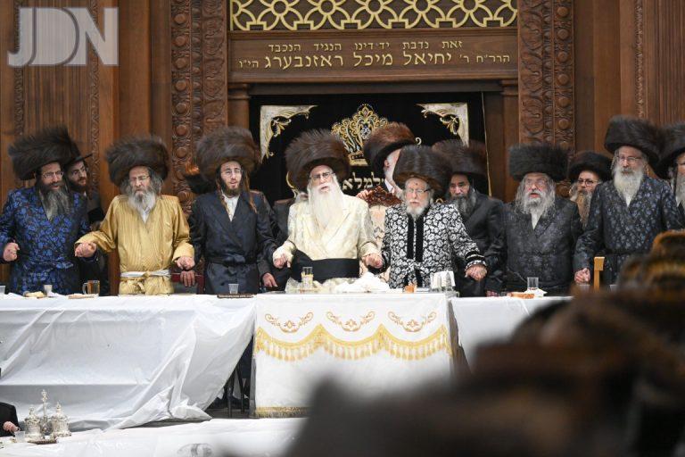 צאנז מוצ''ש שבע ברכות (9)