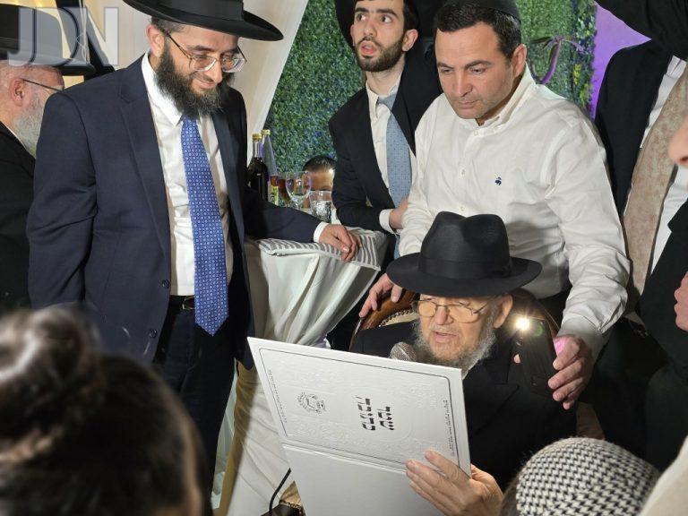 הגר''מ מאזוז חתונה נכדה (26)