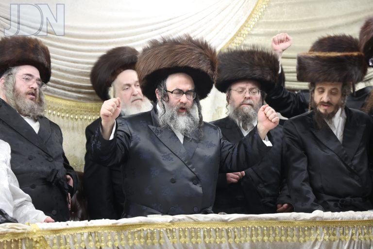 פורים בחצה''ק סאטמאר ירושלים בראשות אבד''ק סאטמאר ירושלים צילום שלומי טרי ( (18)