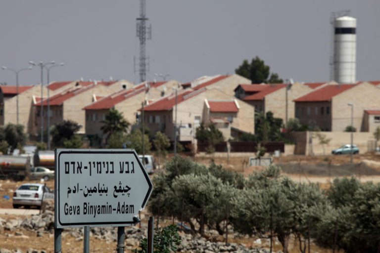 Arabs seen in new Jewish settlement Adam