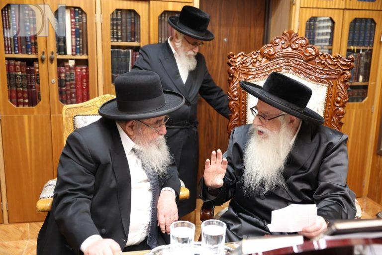 גדולי הדור מנצלים את ימי בין הזמנים לאיחוד השורות צילום א אייזנבך (3)