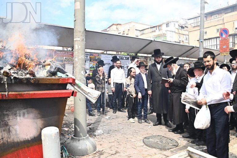 הרב בידרמן שרפת חמץ צילום שוקי לרר (4)