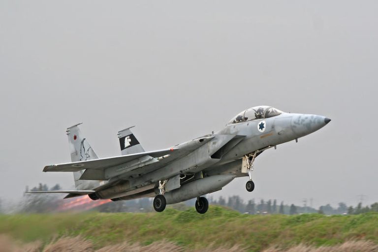 Israeli F-15D Eagle aircraft