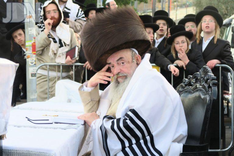 האדמור מלעלוב שבת בהעלותך במירון (16)