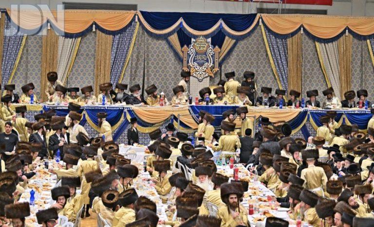 חתונה לנכד תולדות אברהם יצחק בן הזקונים לבנו ראש ישיבת תוא''י צילום יהושע פרוכטר (30)