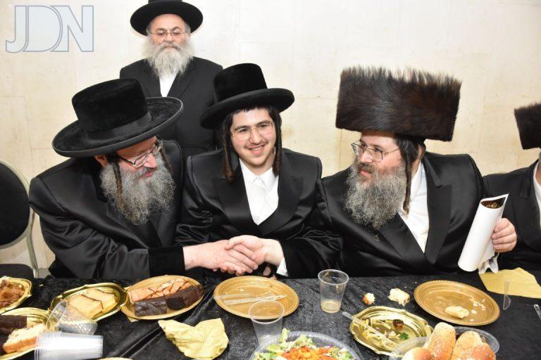 שמחת התנאים לנין האדמו''ר מצאנז זמיגרד זצוק''ל צילום יהודה פרקוביץ (7)
