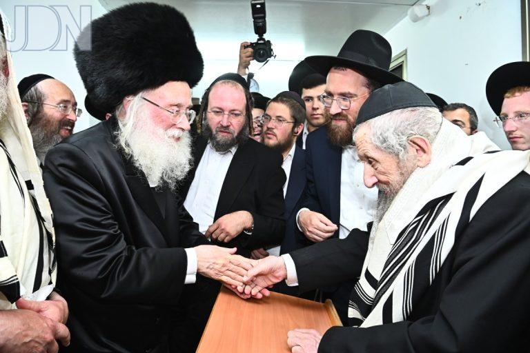 ברית לנין הראב''ד רבי יהודא סילמן נכד לבנו הרב יוחנן סילמן צילום שוקי לרר 