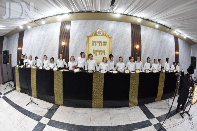 מעמד תורני נערך ע''י ת''ת הכלל חסידי חתם סופר ב''ב צילום יהודה פרקוביץ (14)