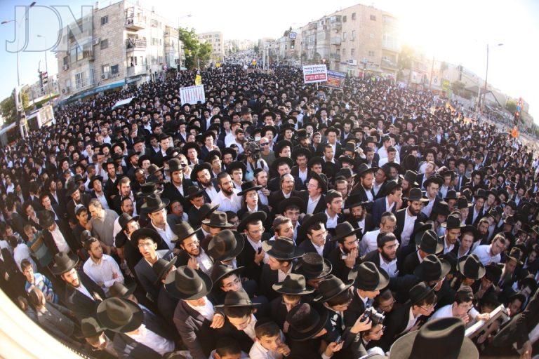 עצרת נגד גזירת הגיוס ירושלים (19)
