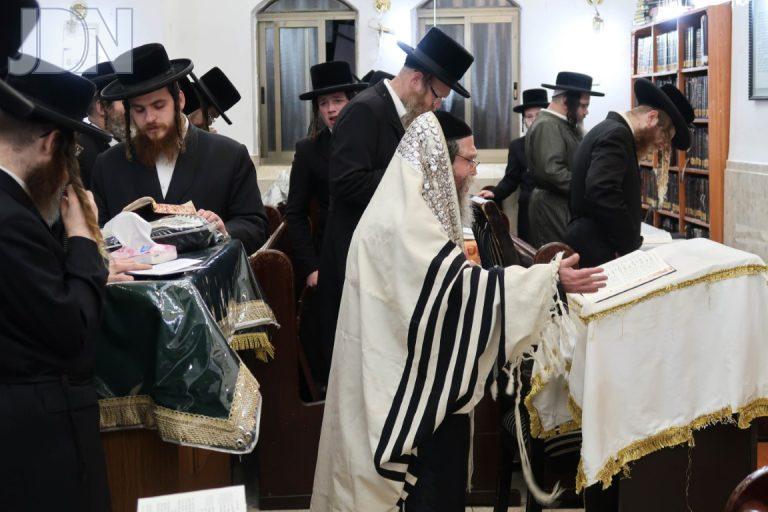 א' סליחות אצל האדמו''ר מקרעטשניף סיגעט צילום מ.א