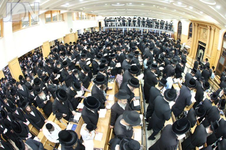סליחות ראשונות בחצה''ק ערלוי - צילום שמואל דריי (2)
