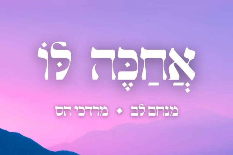 עטיפה מנחם לב ומרדכי הס - אחכה לו