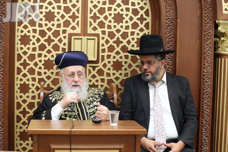 תלמידי ישיבת חיי אברהם פוניבז' לצעירים נכנסו למרן הראשל''צ רבי יצחק יוסף לקראת ראש השנה צילום דוד ארזני (4)