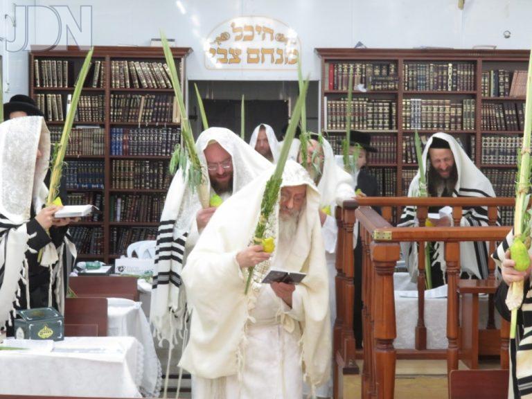 הושענא רבה בחצר הקודש קאליש (1)