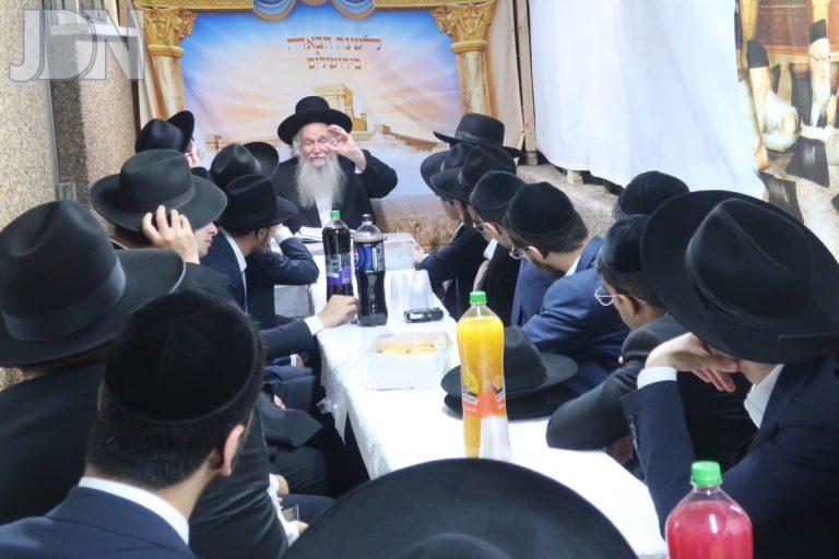חג הסוכות אצל המשגיח הגרמ''ד ליפקוביץ - צילום ש.פ