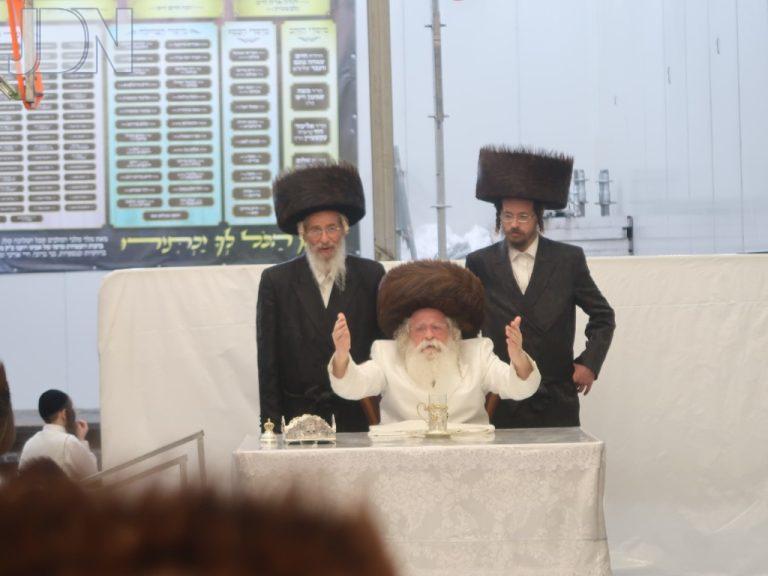יום הקודש בחצרות זוועהיל .נדבורנה ירושלים והגר''מ שטרנבוך צילום שימי פ