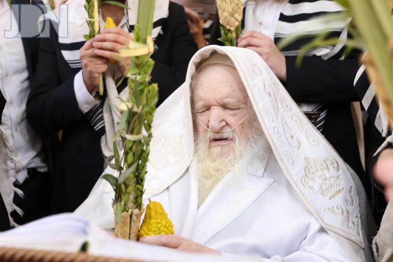 ר' משה שטרנבוך בהושענא רבה צילום שמואל דריי (3)