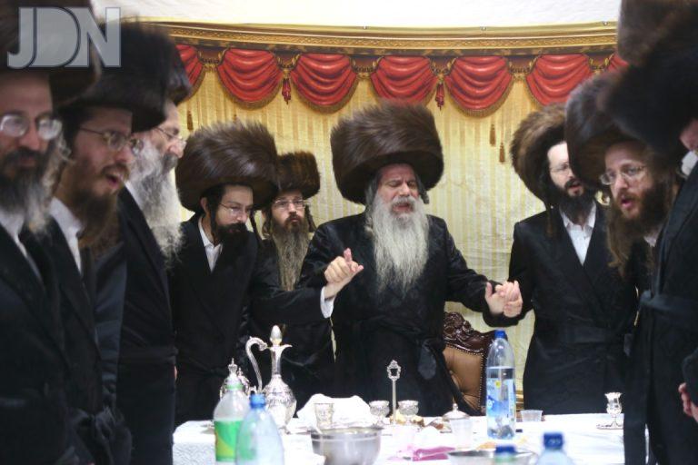 שמחת בית השואבה בחצר הקודש קוידינוב א' דחוה''מ אושפיזין דיעקב צילום מ