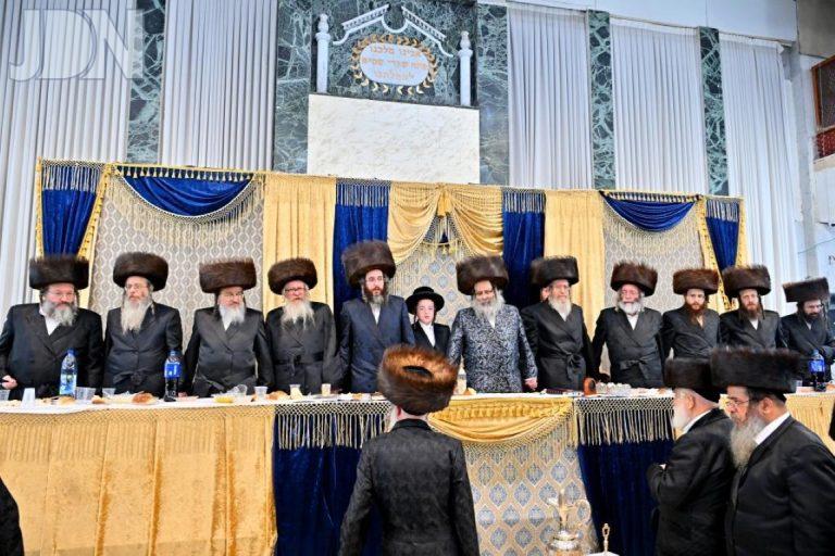 שמחת הבר מצוה לנכד ראש ישיבת סאטמר צילום יהושע פרוכטר (28)