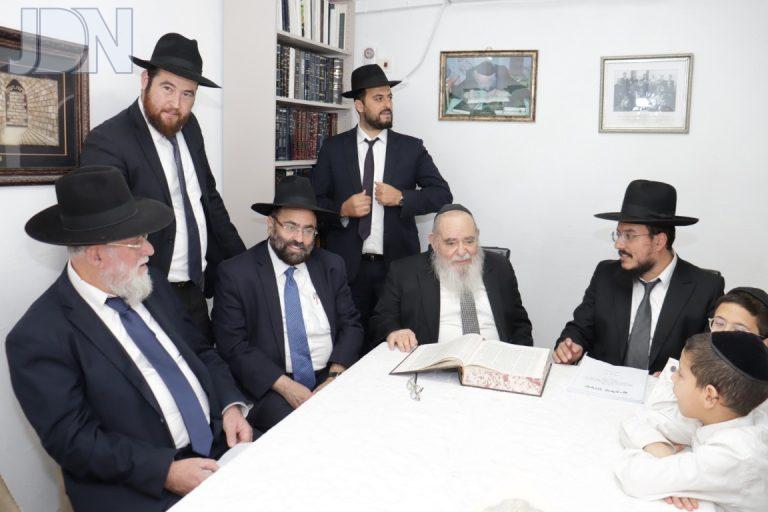 התלמידים מאחיסמך עלו להבחן אצל חבר המועצת הגר''א סלים (4)