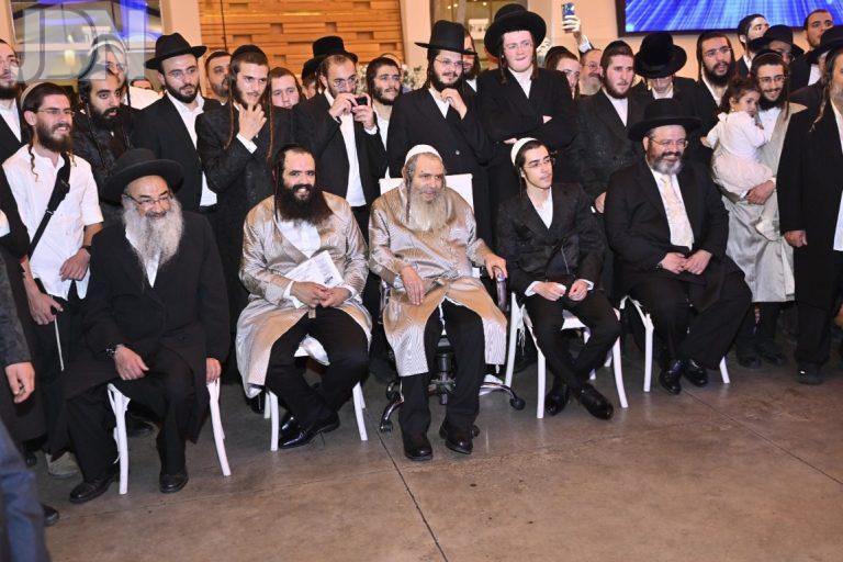 חתונת נכדת רבי שלום ארוש ראש מוסדות 'חוט של חסד צילום ש.פ.ה