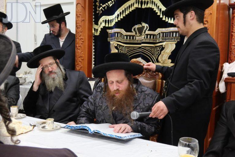 יארצייט ב נועם ישראל מקרעטשניף ק''ג זצל אצל בנו אדמור ממיאלען שליטא (8)