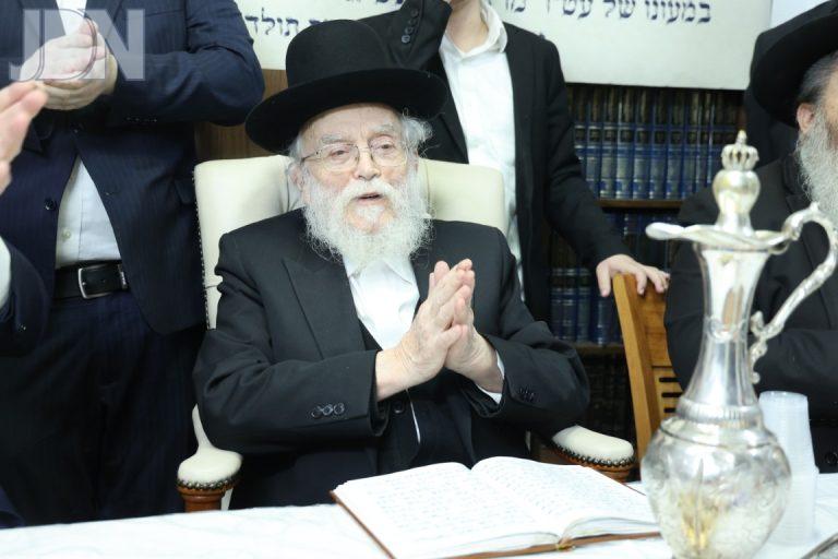לחיים כ''א שנים ליסוד רשת הכוללים תפארת בחורים בבית הרב אלישיב צילום שלומי טריכטר (12)
