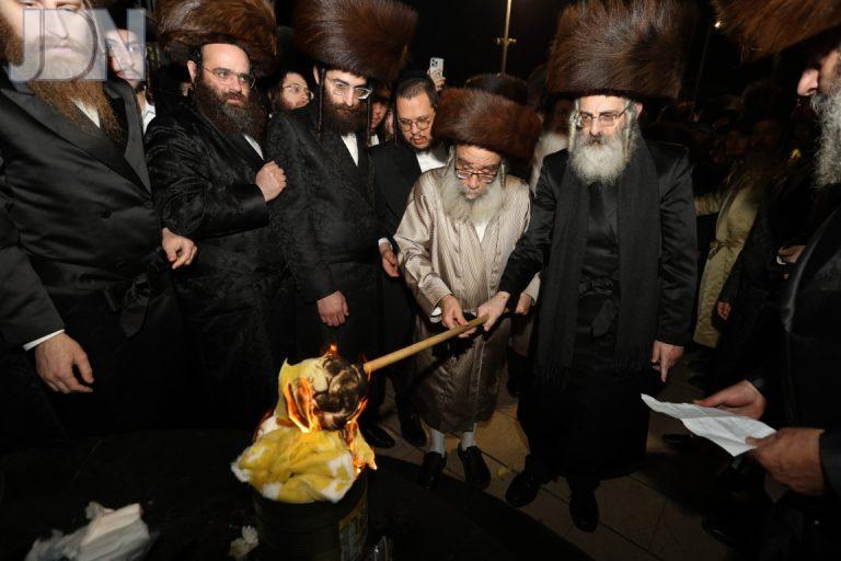 רבי גמליאל רבנוביץ׳בהלקה במירון עבור תומכי וידידי הרב מוסדות 'טוב ירושלים' בבית שמש (20)