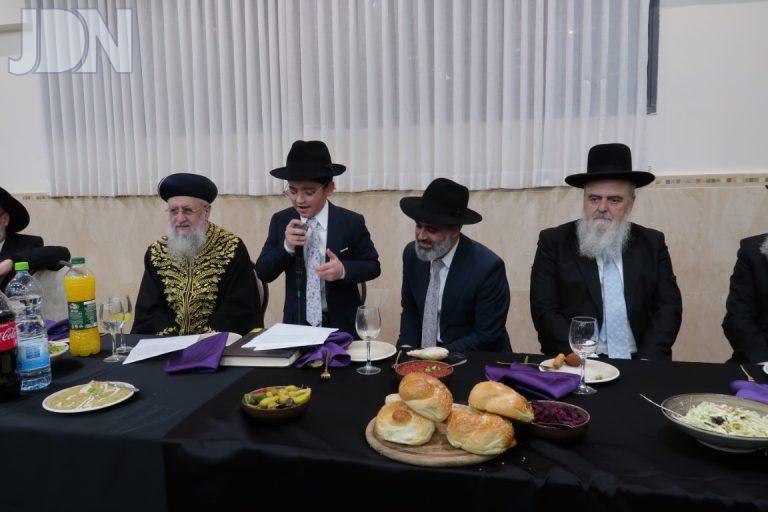 בר מצווה לנין מרן עובדיה יוסף ולזקן המועצת רבי משה מאיה צילום ש.פ