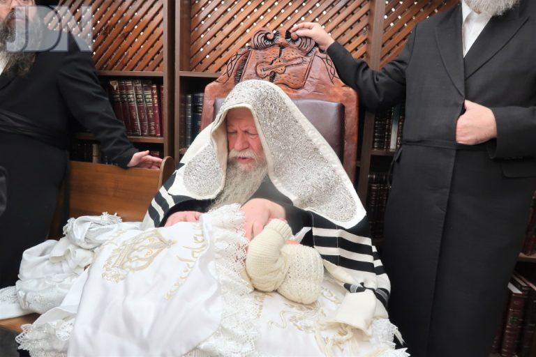 שמחת הברית לנכד האדמורי''ם מקוזמיר ולעלוב בראנוביץ