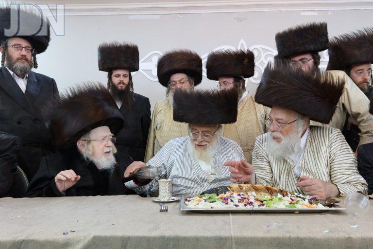 שמחת נישואי נכד הגר''מ קאהן ר''י תולדות אהרן צילום א