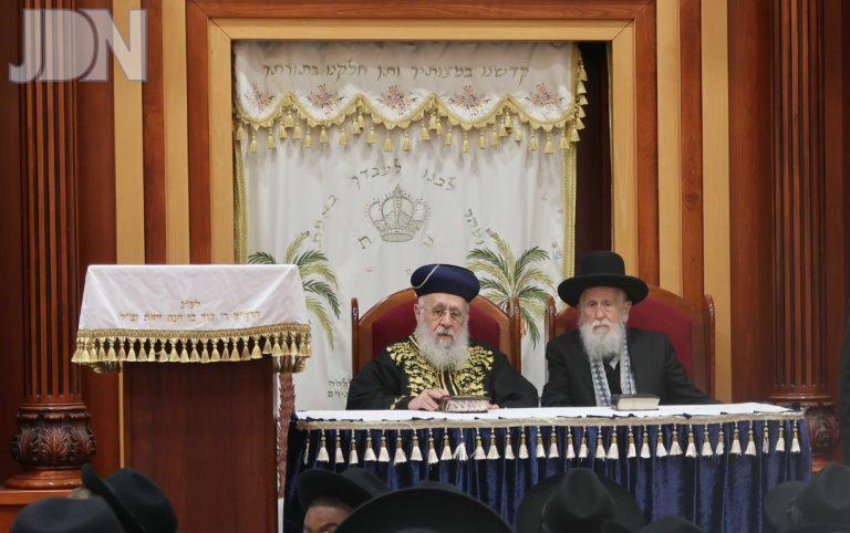 ביקור מרן הראשל''צ רבי יצחק יוסף בישיבת באר יהודה בירושלים (31)
