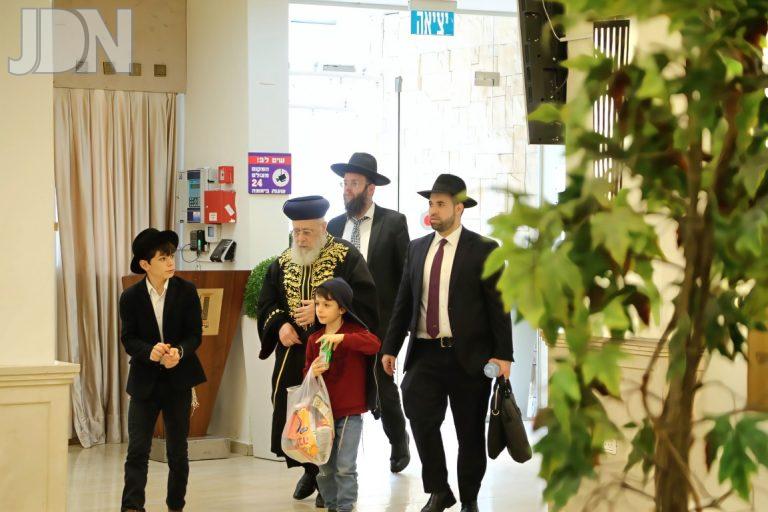 הגר''י יוסף בבני ברק למסע חיזוק בקהילות הקודש בעיר צילום דוד קשת (3)