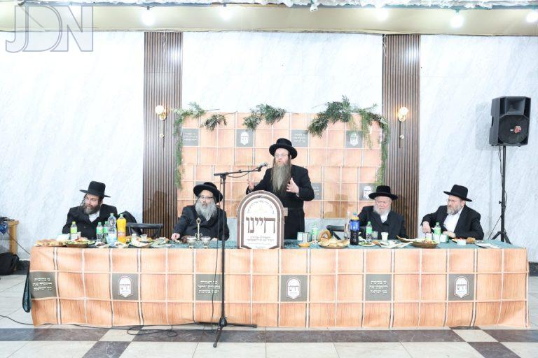 מעמד סיום מסכת סוכה סאטמאר בני ברק. צילום א