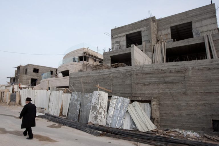 The east Jerusalem neighborhood of Ramat Shlomo
