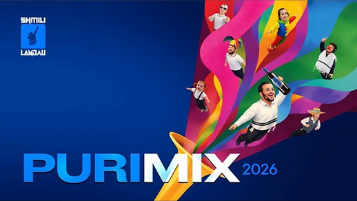 YT Thumbnail • PuriMix 2026 • Shmili Landau @MusicOnTime