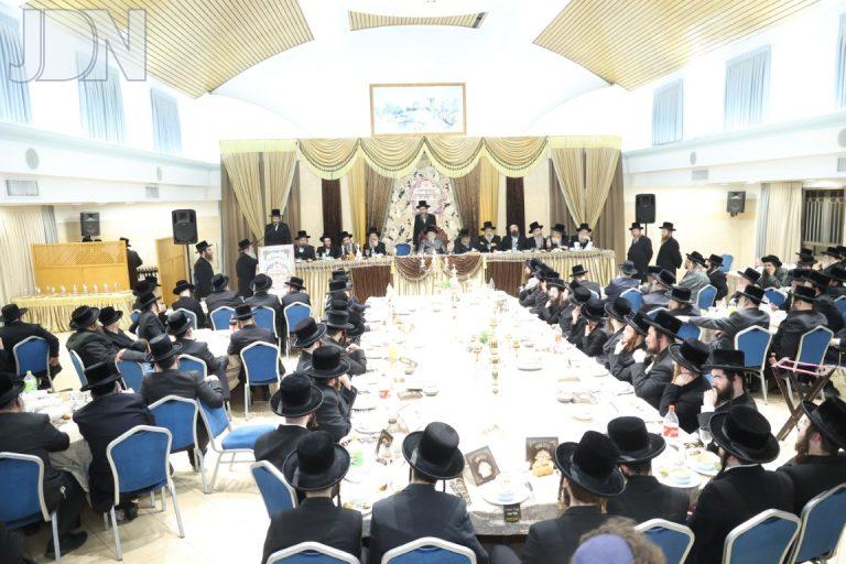 מעמד אדירי התורה בראשות האדמו''ר מסערט ויזניץ למצטייני הכולל בירושלים - צילום שלומי ט ( (10)
